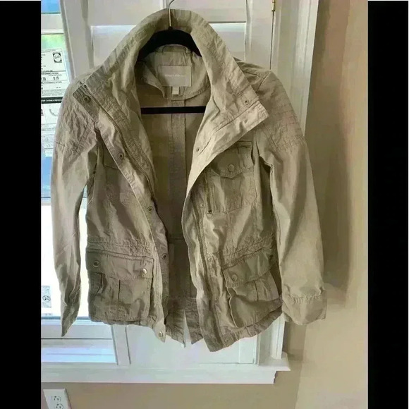 Banana Republic Tan Military style utility jacket - Picture 2 of 5